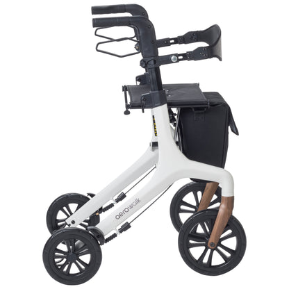 AeroWalk rollator in white - side