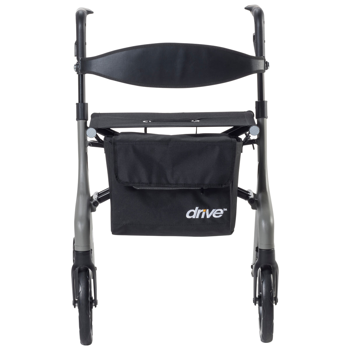 AeroWalk rollator in gray - front