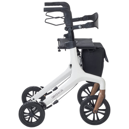 AeroWalk rollator in gray - side