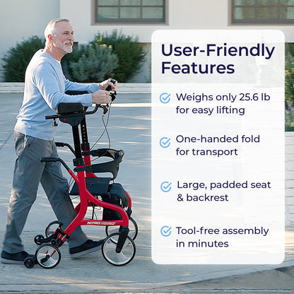 Nitro Neuro Upright Walker Rollator