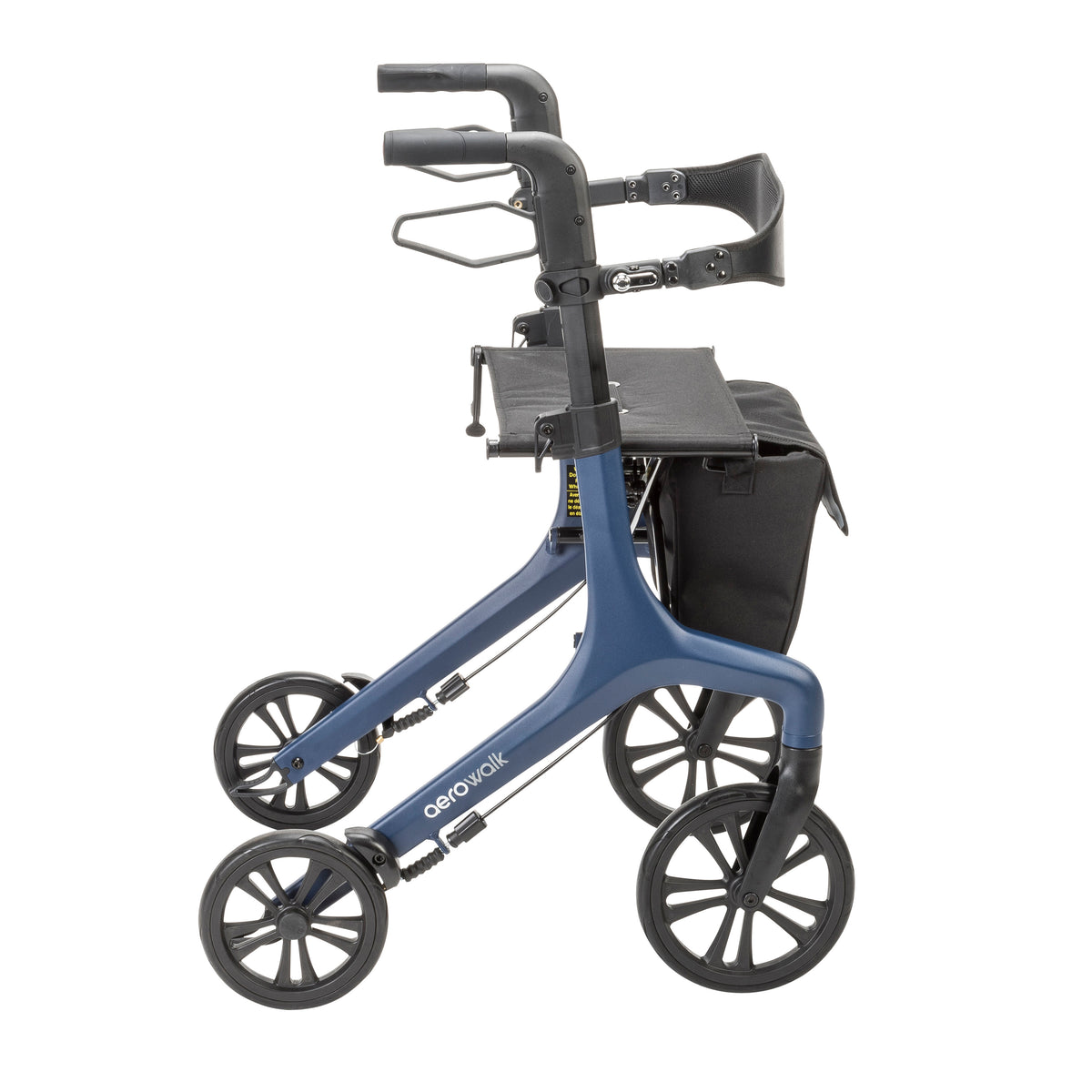 AeroWalk rollator in blue - side